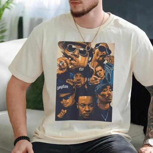 Hip Hop Legends Unisex Tee, Classic Rap Icons Tshirt, Rap Shirt, Hiphop Shirt Gift, Rap Legends Tee, Unisex Short Sleeve Tee