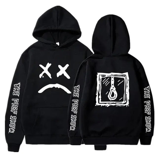 Hip Hop Lil Peep Hoodies Hell Boy Men Women Hooded Pullover Male Female Sudaderas Cry Baby Hood Hoddie Sweatshirts, Trending Hoodie, Gift For Him, Gift For Her, Gift For Fans
