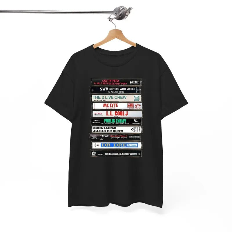 Hip Hop Shirt, 90's Shirt, Hip Hop T Shirt, Graphic Tees, 90's Hip Hop Shirt, 90's Tshirt, Hip Hop Cassette Tape