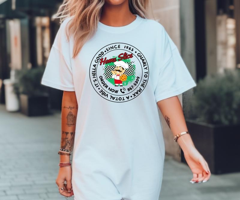 Home Slice Pizza Comfort colors Tee shirt