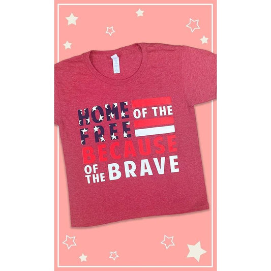 Home of the Free Youth Graphic Shirt