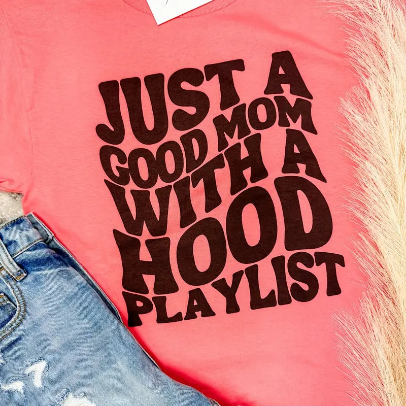 Hood Playlist Graphic Tee