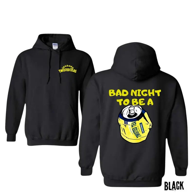 Bad Day To Be A Twisted Tea T-Shirt/Hoodie - Classic Fit, 100% Cotton - Unisex Design - Menswear, Man Designer Clothes Christmas Sweatshirt