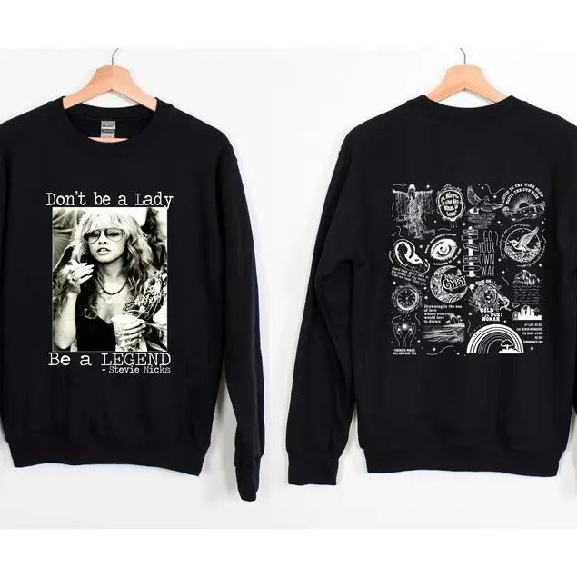 Stevie Nicks Tracklist T-shirt/Sweatshirt/Hoodie For Men And Women - Festive Holiday Unisex Design - Cotton, Pullover Christmas Classic