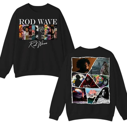 Rod Wave Last Lap Tour 2024 T Shirt/Sweatshirt/Hoodie, Gift For Fans, Vintage Unisex Oversized Crewneck Cotton Streetwear