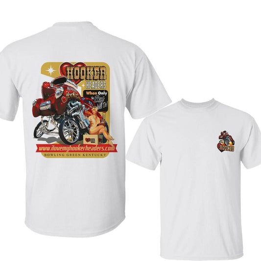 Hooker Willys Unisex Shirt, Short Sleeve Casual Cotton, Retro Car Lover Style, Bring Back The Classics