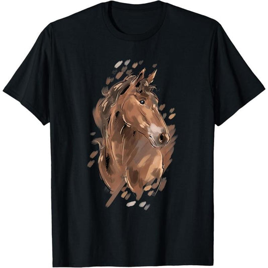 Horse Riding Graphic Women Horseback Horse Owner Equestrian T-Shirt made in usa
