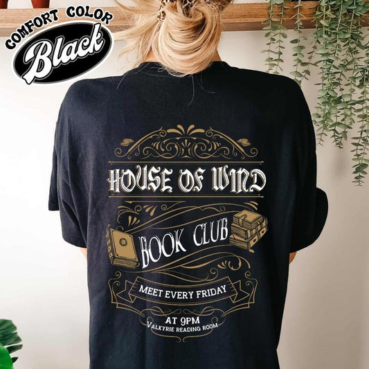 House Of Wind Book Club Comfort Color Shirt, House Of Wind Book Club T-shirt, House Of Wind Book Club Shirt, Acotar Velaris Starlight Shirt