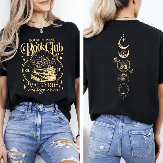 House Of Wind Book Club Sweatshirt, Valkyrie Reading Room Hoodie, Night Court Sarah J Maas, Acotar Book Club Sweater, Book Lover Gift, Unisex Tee