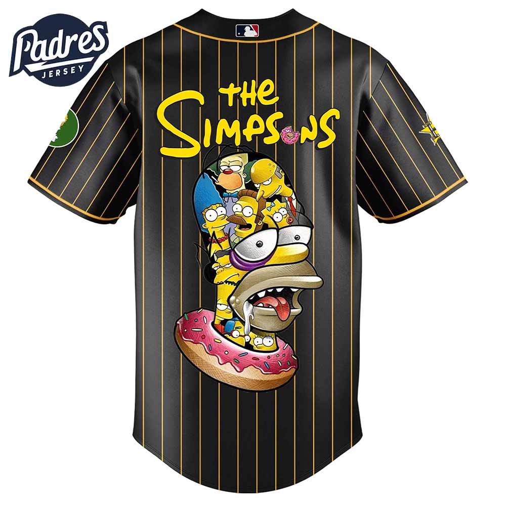 Houston Astros MLB x The Simpsons Baseball Jersey Style - Padres Jersey Oasis: Elevate Your Baseball Style Game