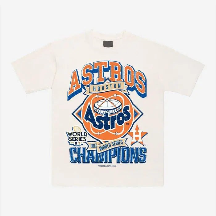Houston Astros Vintage Colletion Champions T-Shirt For Sport Fan Tshirt Casual Classic Graphic