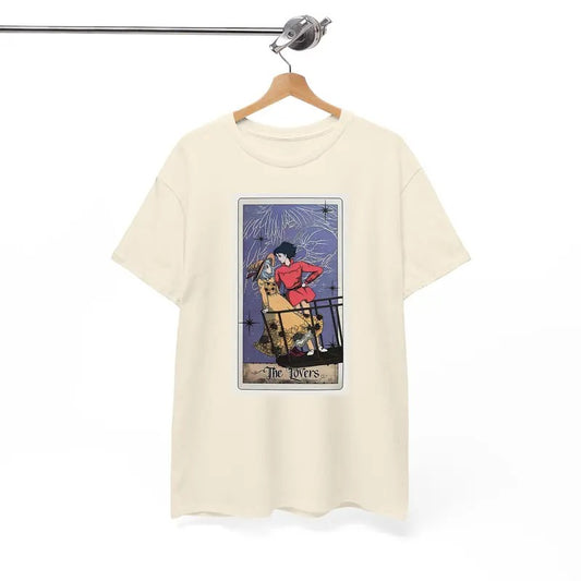 Howl And Sophie Tarot Card Tshirt, Howls Moving Castle Tshirt, Howl And Sophie, Calcifer, Anime