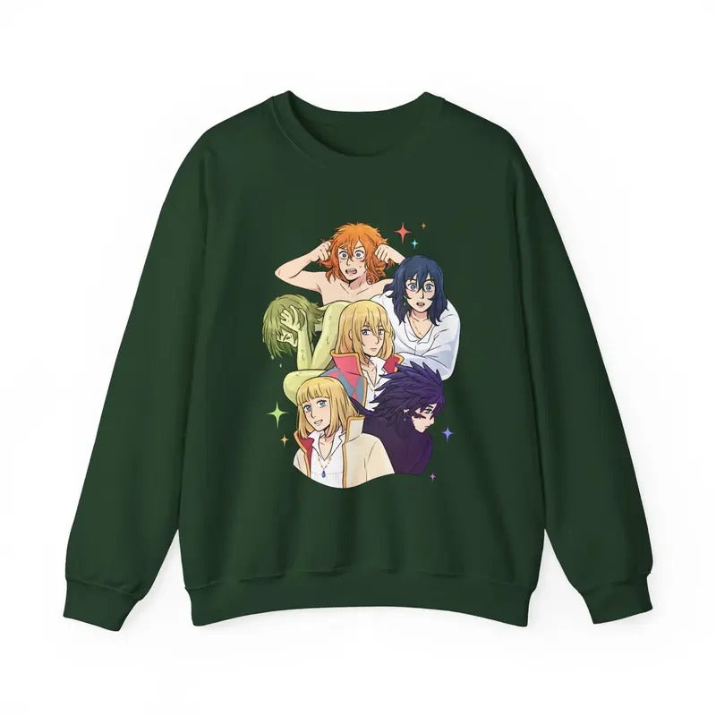 Howl Pendragon Sweatshirt, Howl's Moving Castle Sweatshirt, Howl and Sophie Shirt, Studio Ghibli, Anime shirt, Anime Gift