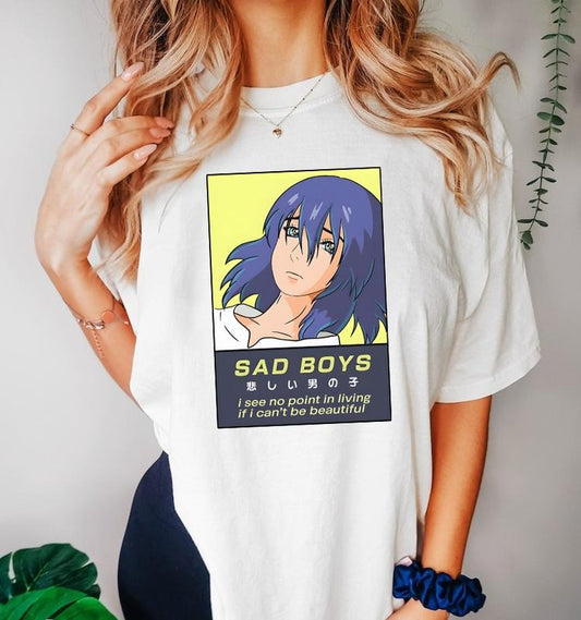 Howl Sad Boys T-Shirt, Howl's Moving Castle Shirt, Anime shirt, Harajuku Clothing