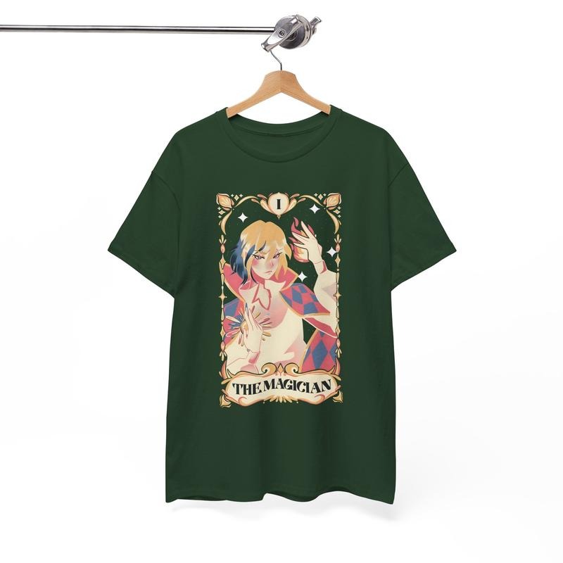 Howl Tarot Card Shirt, Sophie and Howl Howls Moving Castle T-Shirt, Calcifer, Ghibli Shirt, Hayao Miyazaki, Studio Ghibli Gift, Anime Shirt