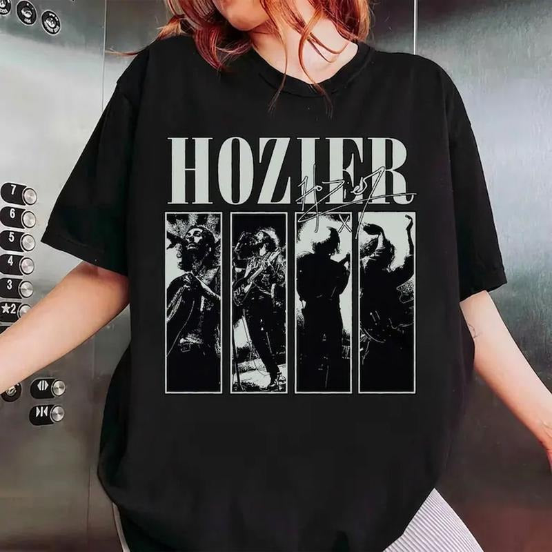 Hozier 90s Vintage Shirt, Hozier Album Graphic Tee, Unreal Unearth Hozier Shirt, Gothic Angels Floral Fairy Shirt, Hozier Music Tour Shirt