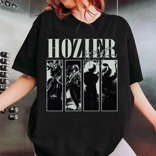 Hozier 90s Vintage Shirt, Hozier Album Graphic Tee, Unreal Unearth Hozier Shirt, Gothic Angels Floral Fairy Shirt, Hozier Music Tour Shirt