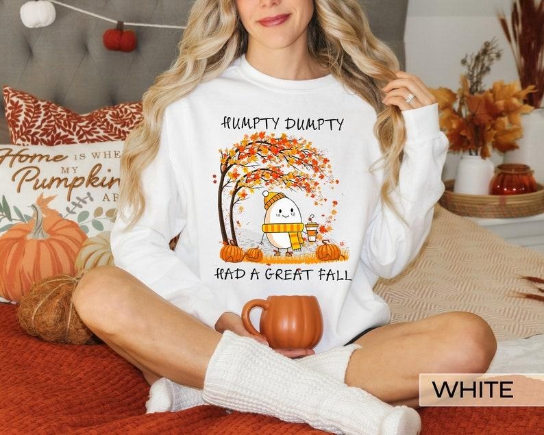 Humpty Dumpty Had A Great Fall Shirt, Trendy Fall Shirt, Family Fall Shirt, Fall Vibes Shirt, Fall Graphic Tee, Humpty Dumpty Sweatshirt  T-shirt, sweater and Hoodie