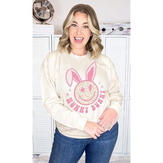 Hunny Bunny Easter Graphic Sweatshirt