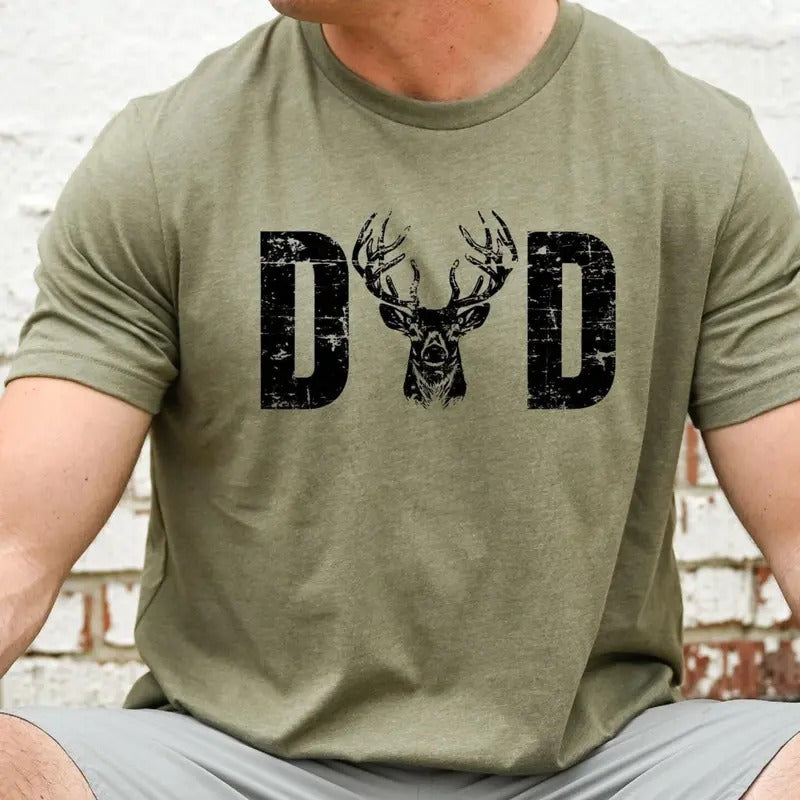 Hunting Dad Shirt, Fathers Day Unisex Shirt, Hunting T-Shirt, Deer Hunting Dad Tees, Fathers Day Gift, Funny Dad Shirt, Hunter Lover Tee