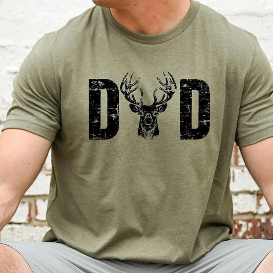 Hunting Dad Shirt, Fathers Day Unisex Shirt, Hunting T-Shirt, Deer Hunting Dad Tees, Fathers Day Gift, Funny Dad Shirt, Hunter Lover Tee