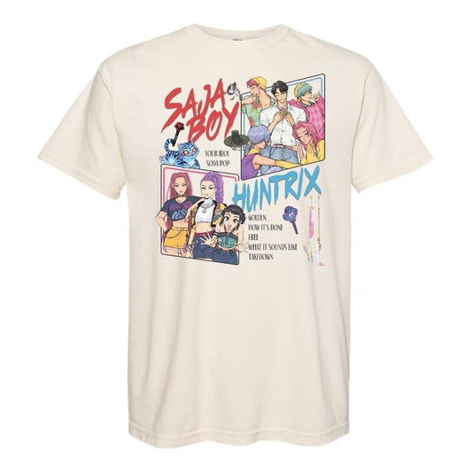 Huntrix Demon Hunters Shirt Comfort Colors, Huntrix Girls,Saja Boy, Mira Rumi Joey Comfort Colors, Demon Hunter Merch, Gift For Kpop Fan