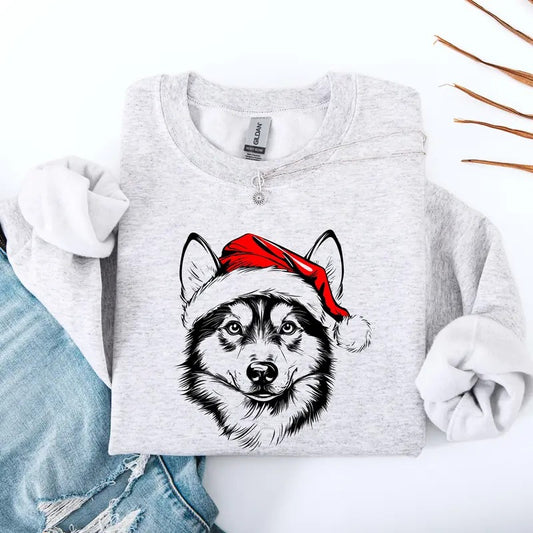 Husky, Dog Lover Apparel, Pet, Dog Breed, Cute Sweatshirt, Crew Neck, Women's, Crewneck