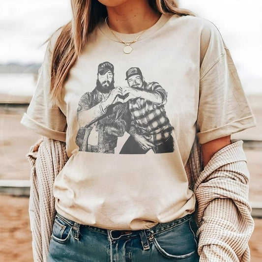 I Had Some Help shirt, Country Music shirt, Posty Wallen shirt, It takes two to break a heart in two shirt, Comfort Colors Unisex T-Shirt