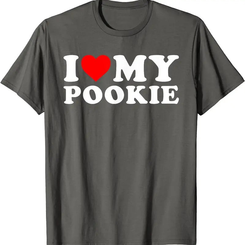 I Heart My Pookie Funny Shirt, I Love My Pookie T-Shirt | Unisex Cotton Tee, Size S-5XL