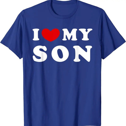 I Heart My Son Shirt, I Love My Son T-Shirt | Unisex Cotton Tee, Size S-5XL