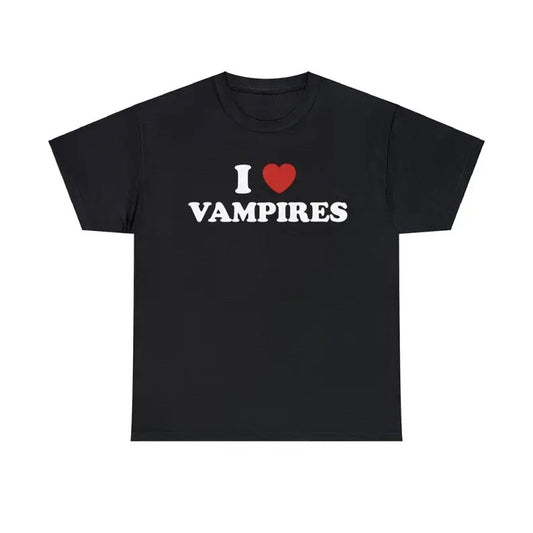 I Heart Vampires Unisex Tee, I Love Vampires T shirt