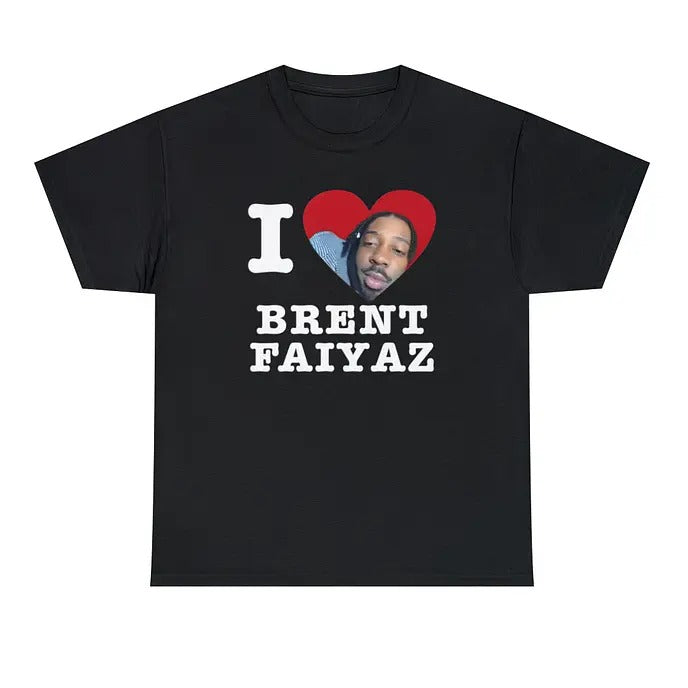 I Love Brent Shirt Faiyaz Fans Tee
