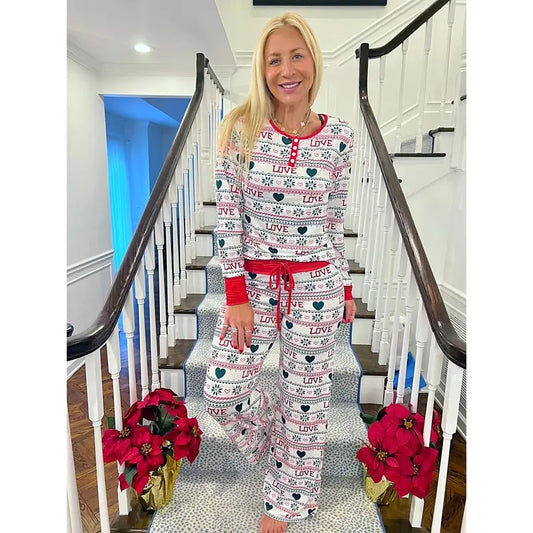 I Love Christmas Pajama Set