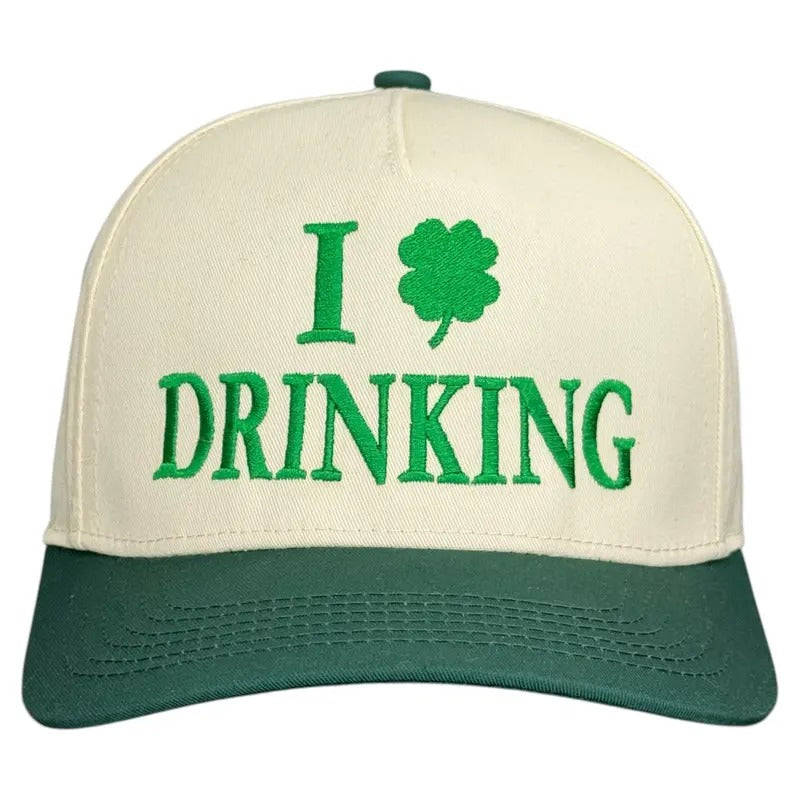 I Love Drinking St. Patricks Day Hat Custom Embroidered