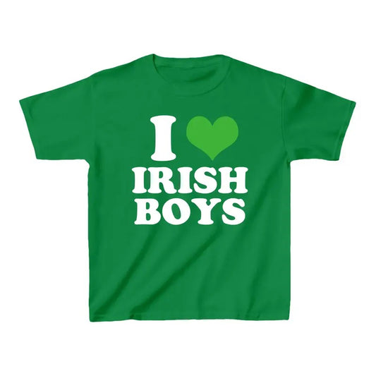 I Love Irish Boys Baby T-Shirt, 100% Cotton Made In USA