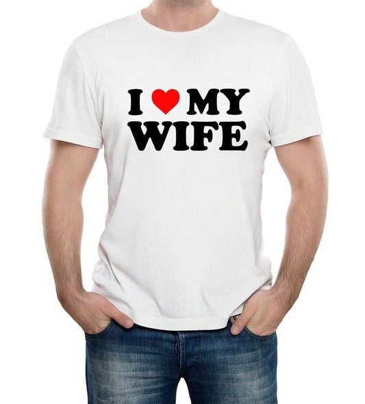 I Love My Wife T Shirt, Funny Stalker Anniversary Gift Cute, Husband Shirt, Funny Couple Shirt, Valentine's Day, Valentines T-Shirt, Gifts For Him Her, Unisex Short Sleeve Tee Shirt, Best Valentines Gifts, Gifts For Valentines Day Classic Man