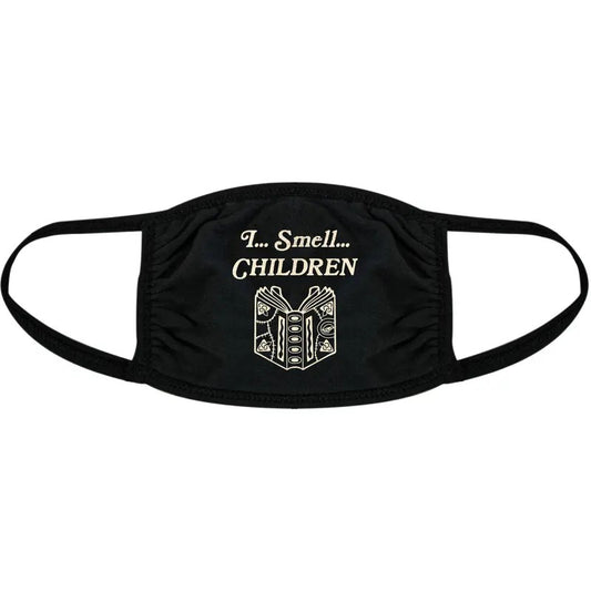 I Smell Children Face Mask Funny Halloween Magic Graphic Novelty Nose And Mouth Covering Funny Masks for Adults Halloween  Funny Movie  Novelty Masks for Adults Black