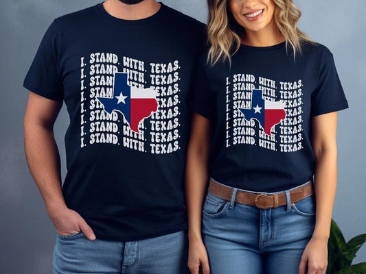 I Stand With Texas Heart Flag T Shirt, Texas Hold The Line Shirt, God Bless Texas Shirt, Texas Border Support T Shirt, Texas Support Shirt, Gifts For Family Friend, Texas Support Shirt Classic Man