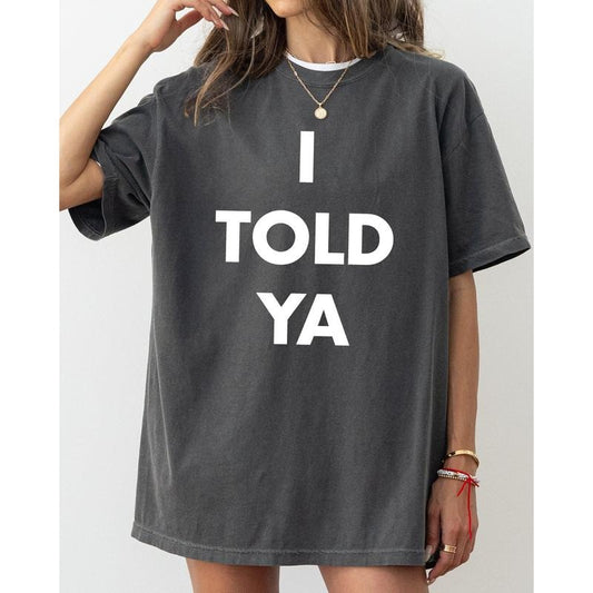 I Told Ya, Challengers, Movie, Trend, Tennis Tshirt, Women's Crew Neck, Crewneck