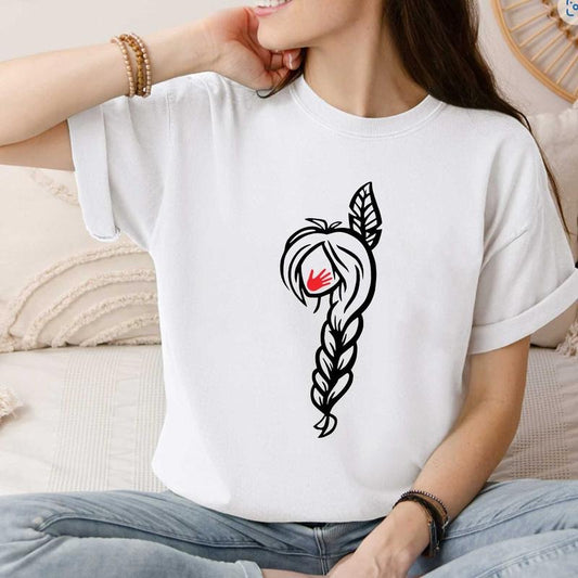 I Wear Red for My Sisters, No More Tshirt, Stolen Sisters Shirts, Murdered Women Shirt, Missing Women Tee, American Native Tshirtsstyle{n002}2