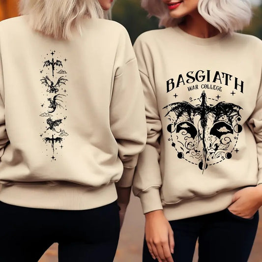 I am the Sky Sweatshirt, Vintage Basgiath War College Sweatshirt, Fourth Wing T-Shirt, Dragon Rider Violet Sorrengail, Basgiath sweatshirts  T-shirt, sweater and Hoodie