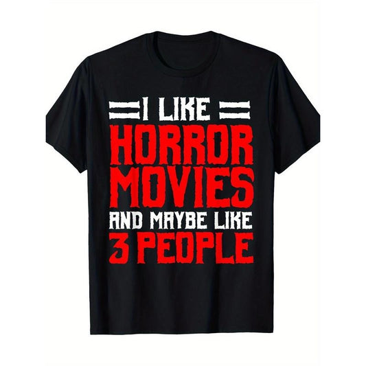 I love horror movies, maybe only 3 people like horror movie t-shirts - the best outfits for Christmas, Halloween, and Thanksgiving Made in USA