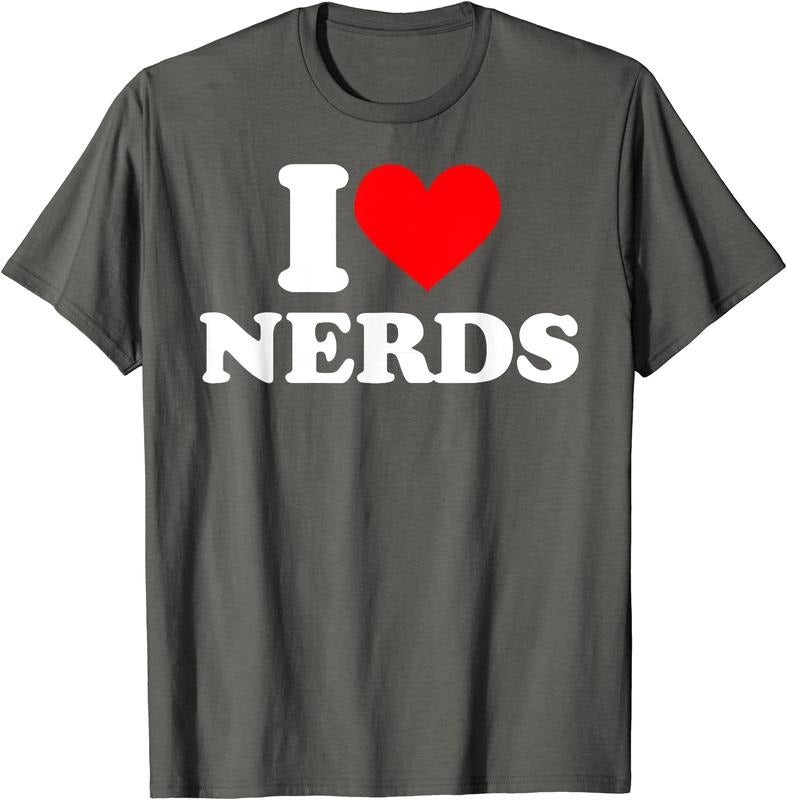 I love nerds T-Shirt | Unisex Cotton Tee, Size S-5XL
