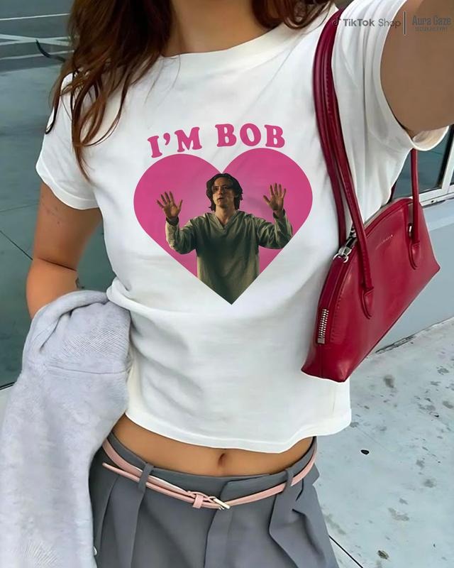 I'm Bob Baby Tee - Robert Reynolds Sentry Comfort Colors Unisex Tshirt, Lewis Pullman 90s Retro, Merch Celebrity Crush