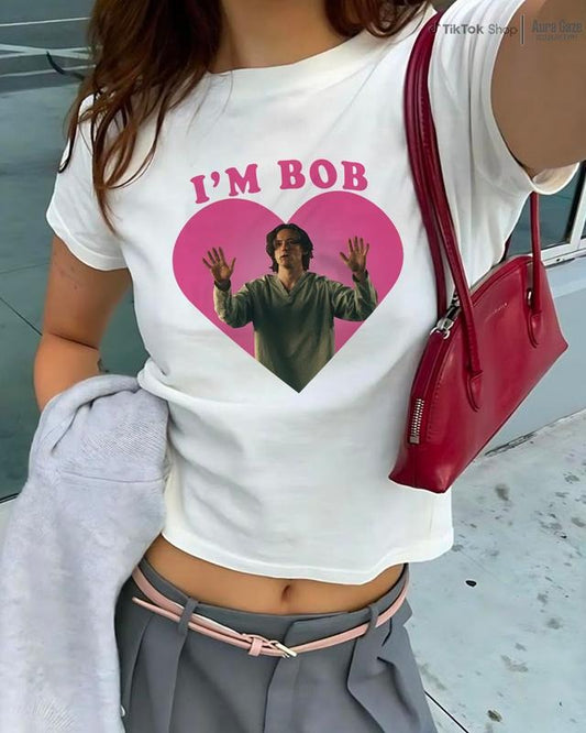 I'm Bob Baby Tee - Robert Reynolds Sentry Comfort Colors Unisex Tshirt, Lewis Pullman 90s Retro, Merch Celebrity Crush