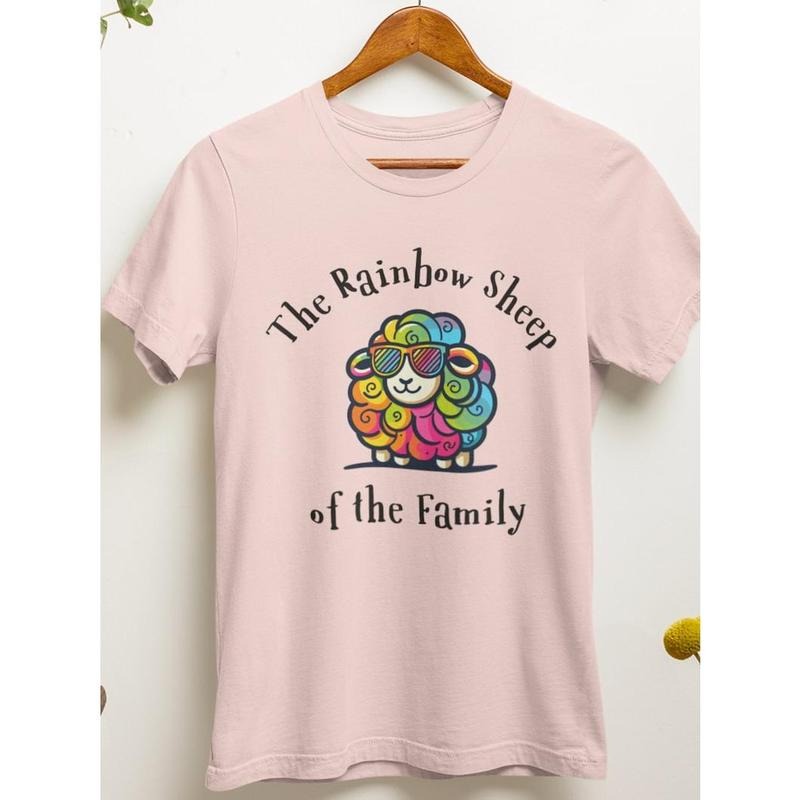 I'm the Rainbow Sheep T Shirt Hoodie Sweater, Queer Shirt, Gay Pride Event T-Shirt, Trans Shirt, Rainbow Tee, Festival Tee, LGBTQ Shirt, LGBTQ Gift, Love is Love