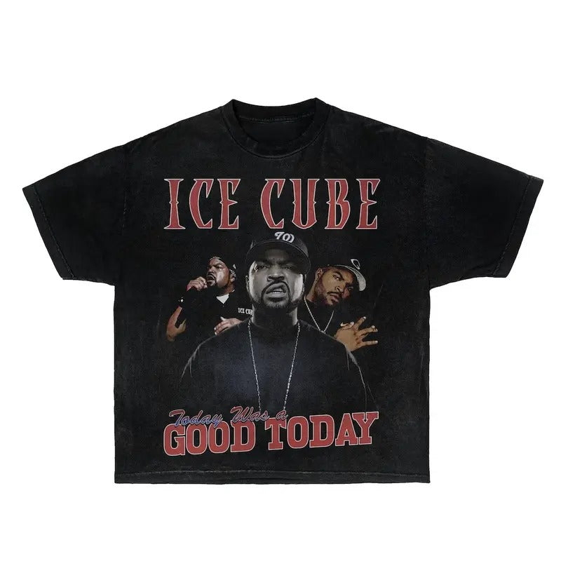 Ice Cube 90s Retro Rap Bootleg Tee