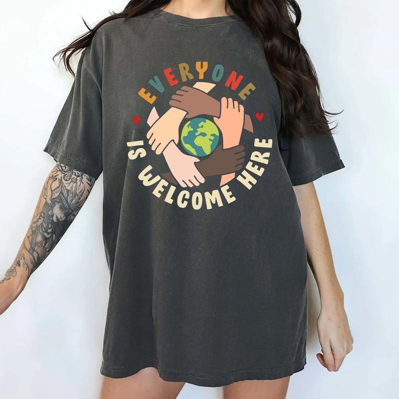 Idaho Teacher Comfort Colors Shirt, Everyone Is Welcome Here T-shirt, In This Room Everyone Is Welcome Graphic Tee, Support Idaho Teacher Outfits