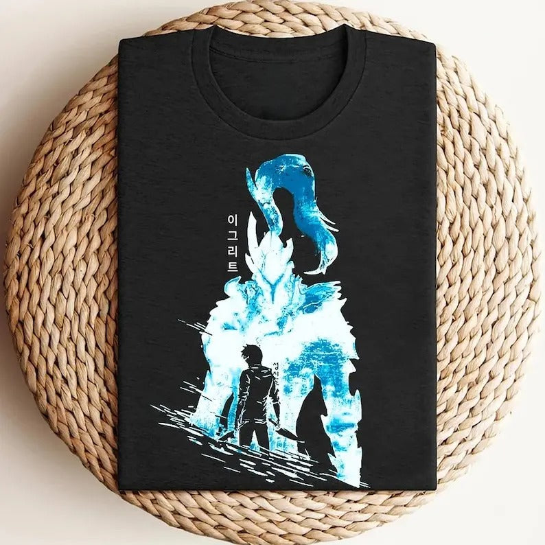 Igris The Bloodred Shirt, Solo Leveling Shirt, Anime Shirt Unisex, Anime Gifts, Gift For Him, Her