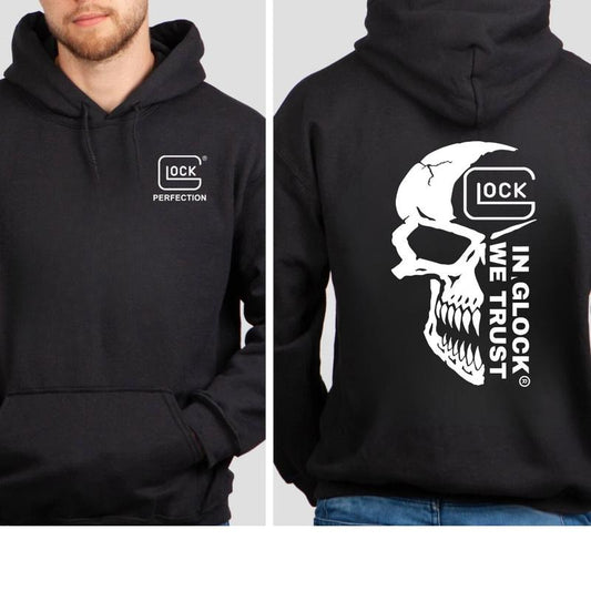 In Glock We Trust Skull Shirt, Tactical Gear for Gun Lovers Unisex Shirt